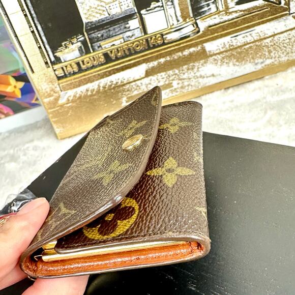 Louis Vuitton 5 key holder keychain Key Cles wallet VINTAGE custom - Picture 7 of 12